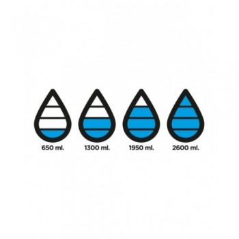 Stalowa Butelka 600 ml do monitorowania poziomu nawodnienia Aqua
