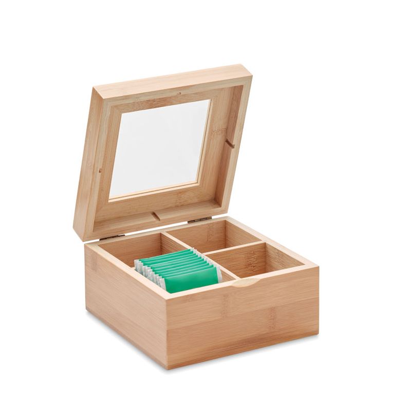 Bambusowe pudełko na herbatę