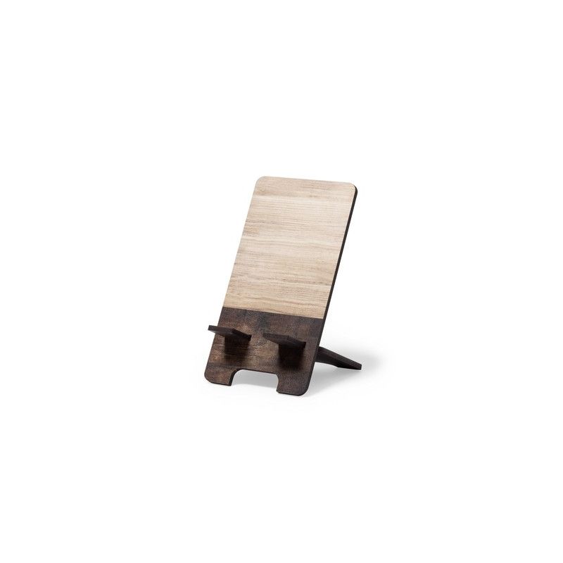 Drewniany stojak na telefon